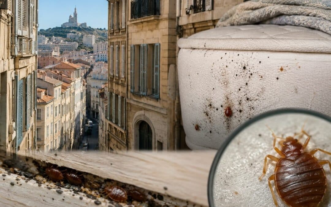 Punaises de lit dans le centre-ville de Marseille (1er, 2e, 3e), pourquoi le bâti ancien est si exposé