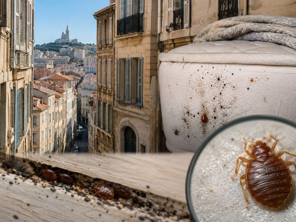 Punaises de lit dans le centre-ville de Marseille (1er, 2e, 3e), pourquoi le bâti ancien est si exposé